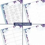 AT-A-GLANCE 2023 Weekly & Monthly Planner, 8-1/2" x 11", Large, Wild Washes Teal (523-905) - Image 6
